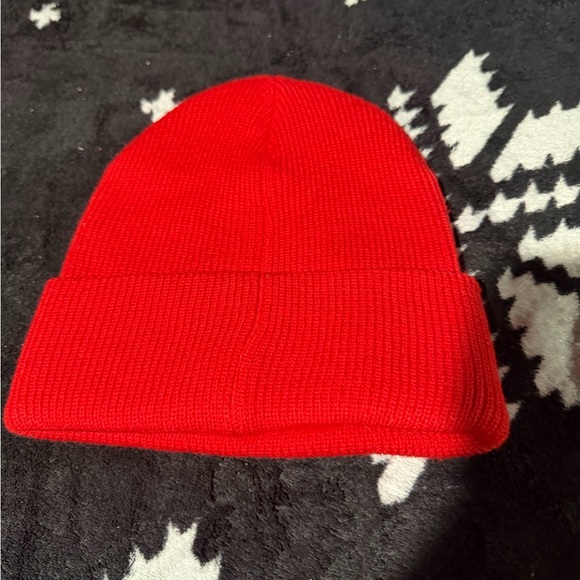 PINK Victoria's Secret Red Beanie with Dog Motif - Picture 3 of 3